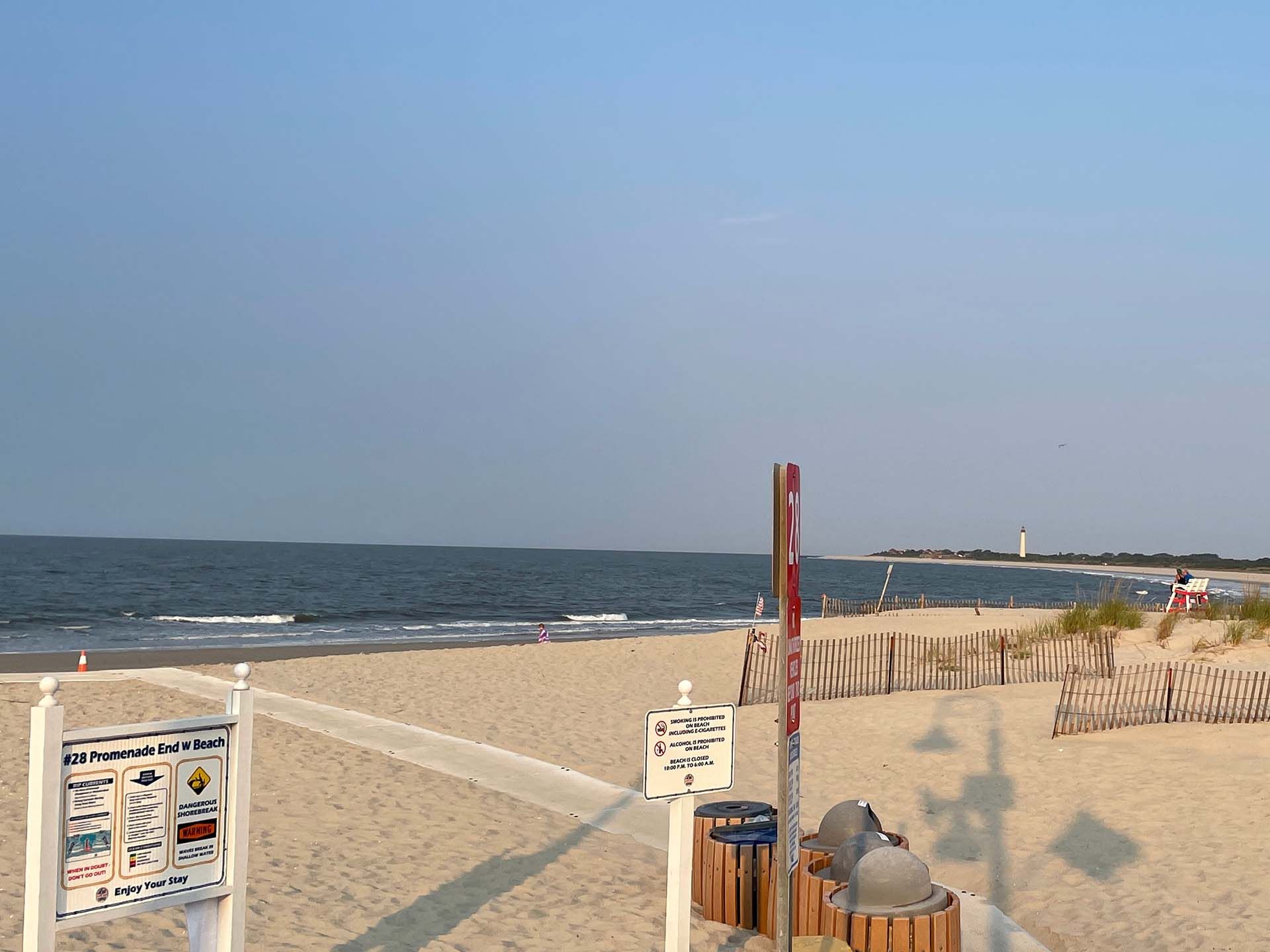 The Jersey Shore in Cape May, New Jersey
